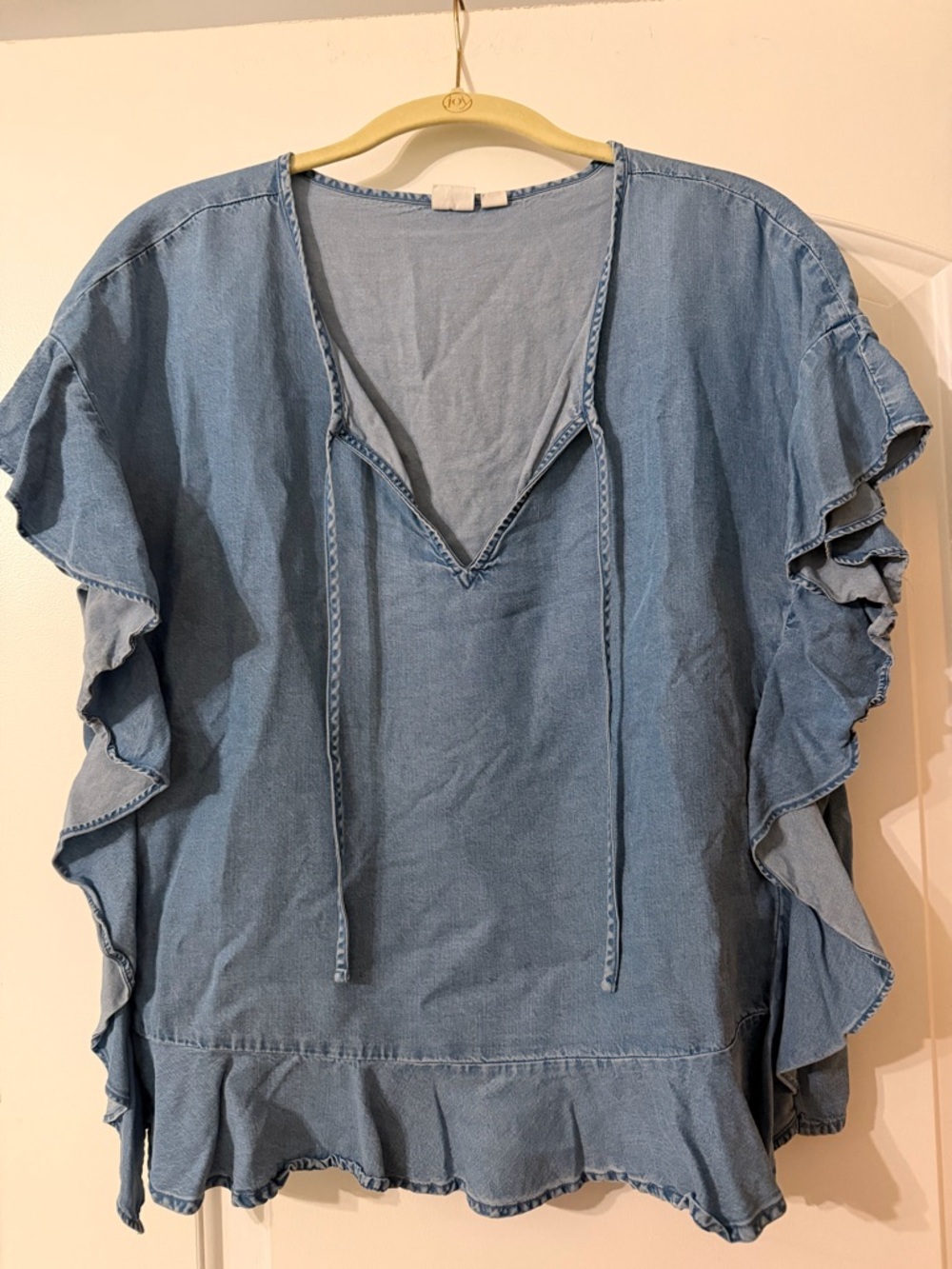 Gap Blouse with Ruffles
